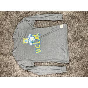 Retro Brand UCLA Bruins Unisex Small Gray Long Sleeve Graphic T-Shirt